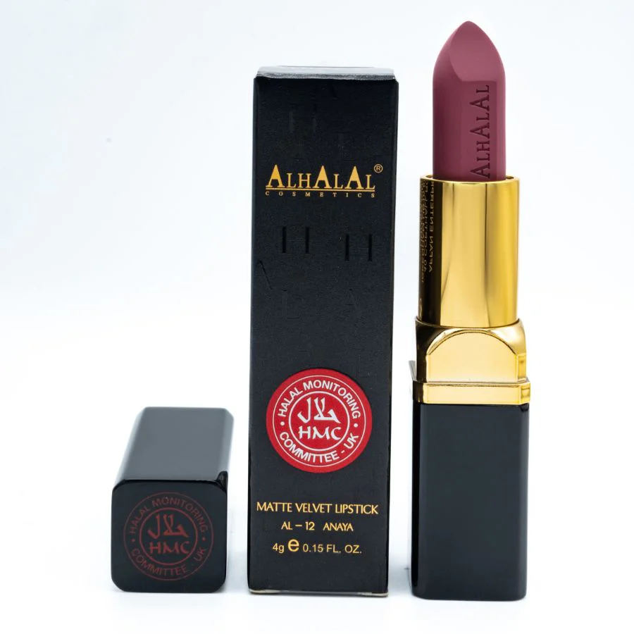 AL-12 ANAYA Halal Lippenstift Berry Rose | Matt, vegan, alkoholfrei & HMC-zertifiziert