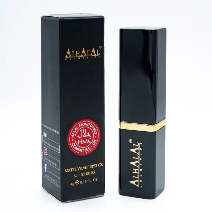 AL-25 UROOJ Matt Lippenstift Baby Beige | Vegan • Halal • Cruelty-Free