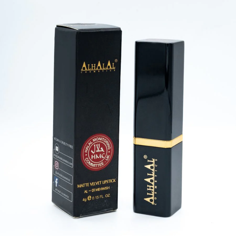 AL-01 MEHWISH Halal Lippenstift Braun | Matt, vegan, alkoholfrei & HMC-zertifiziert