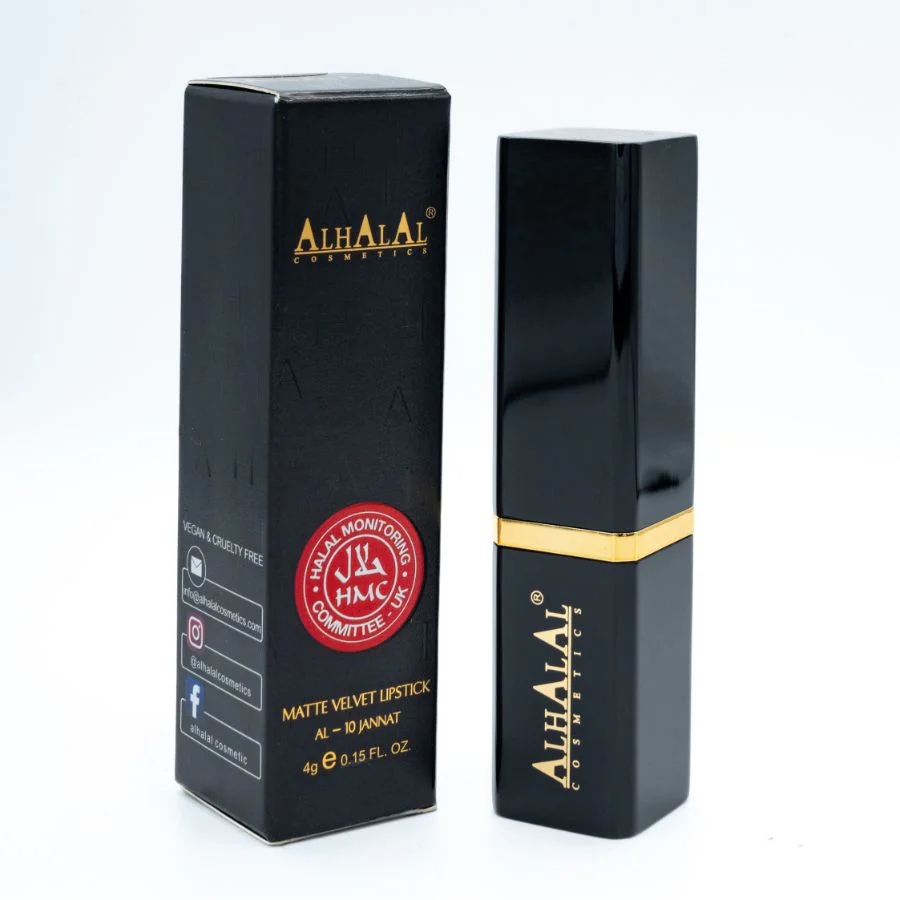 AL-10 JANNAT Halal Lippenstift Lila | Matt, vegan, alkoholfrei & HMC-zertifiziert