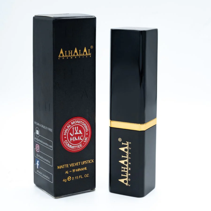 AL-19 MINAHIL HALAL Lippenstift Copper Brown | Matt, vegan, alkoholfrei & HMC-zertifiziert
