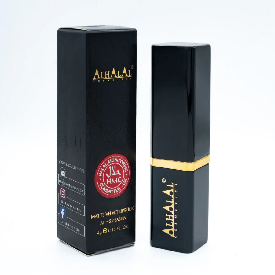 AL-22 SABINA Halal Lippenstift Rosé | Matt, vegan, alkoholfrei & HMC-zertifiziert