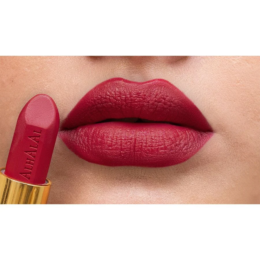 AL-29 Rida Lippenstift – Ruby Red Boom | Halal & Vegan