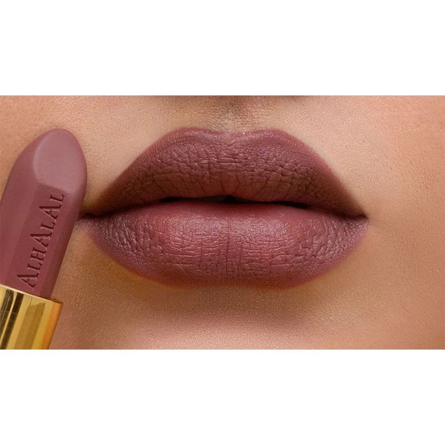 AL-13 HINA Halal Lippenstift Holzrosa | Matt, vegan, alkoholfrei & HMC-zertifiziert