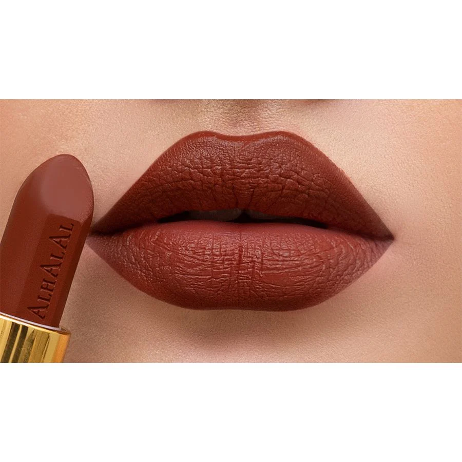 AL-18 MINHAL Halal Lippenstift Rusty Red | Matt, vegan, alkoholfrei & HMC-zertifiziert
