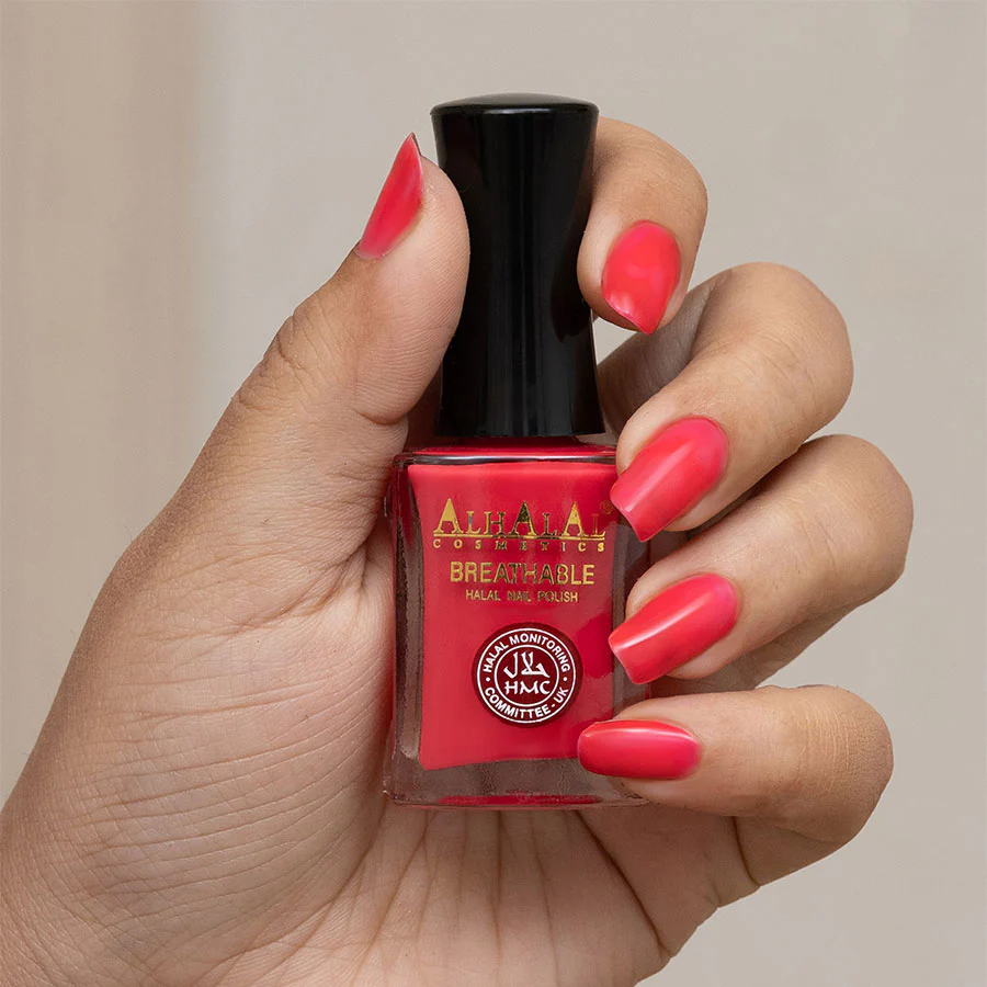 AL-149 SOBIA Halal Atmungsaktiver Nagellack Pink Alkoholfrei und Vegan