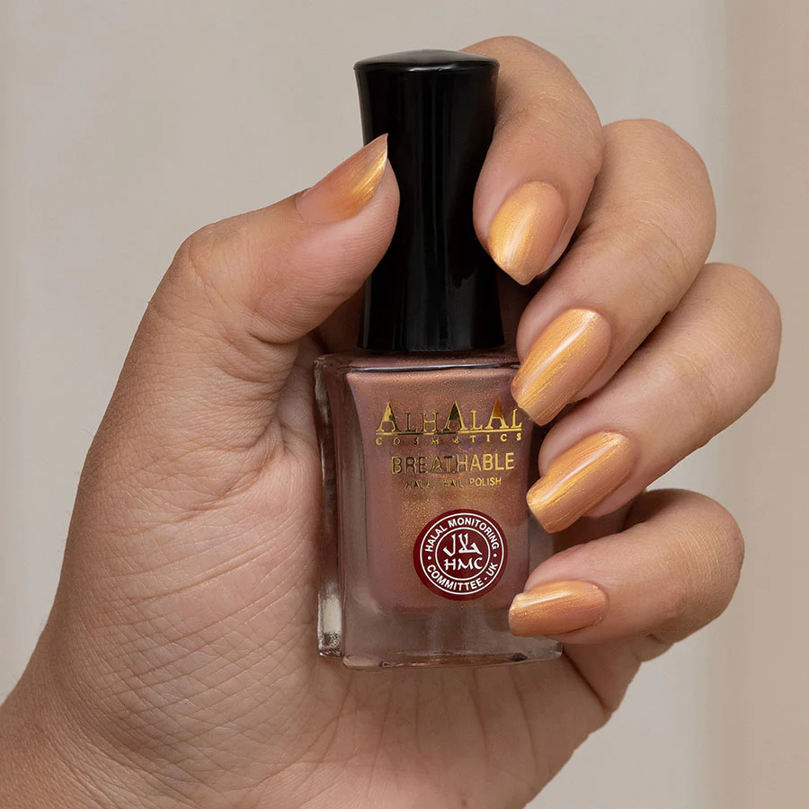 AL-158 Zoya Halal Atmungsaktiver Nagellack Gold| Alkoholfrei & Vegan