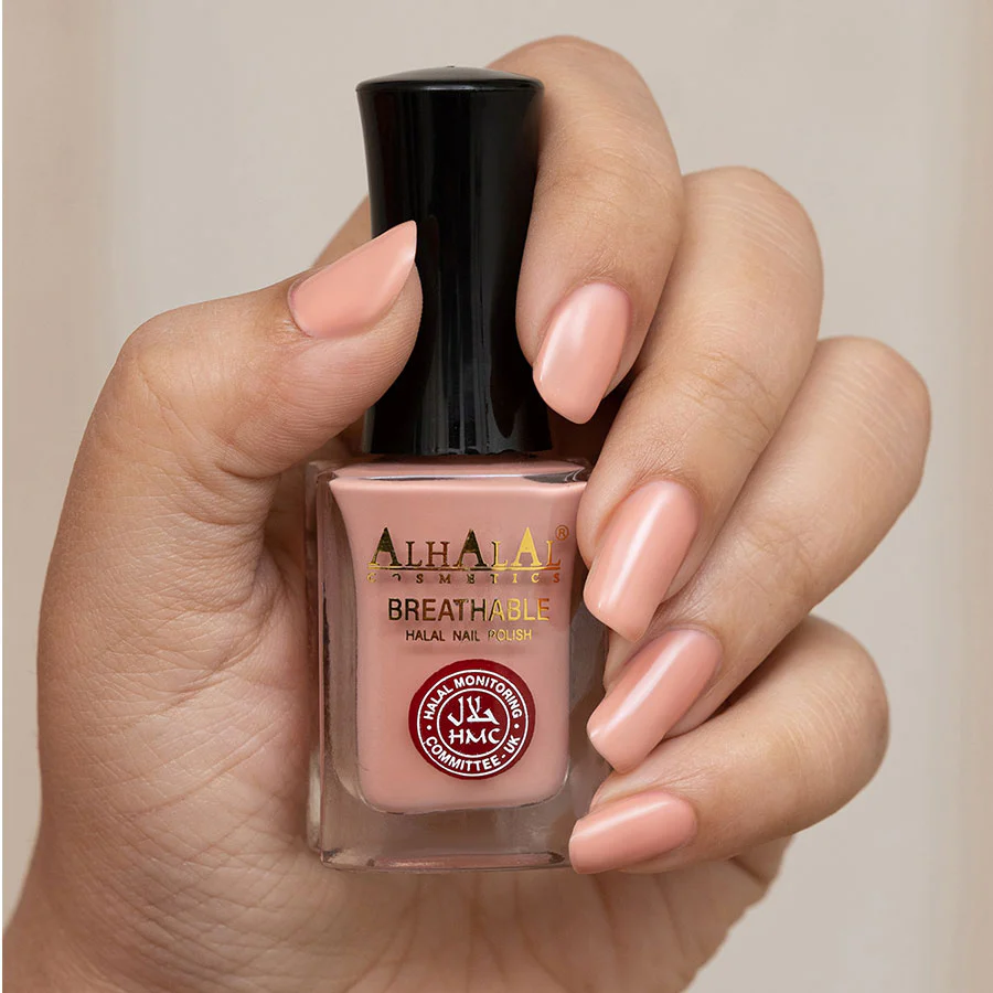 AL-162 REEMA Halal Atmungsaktiver Nagellack Beige | Alkoholfrei & Vegan