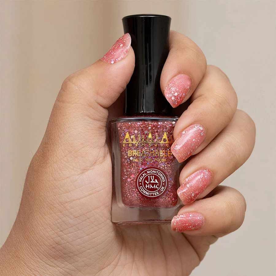 AL-171 SOPHIA Halal Atmungsaktiver Nagellack Glitzer Alkoholfrei & Vegan