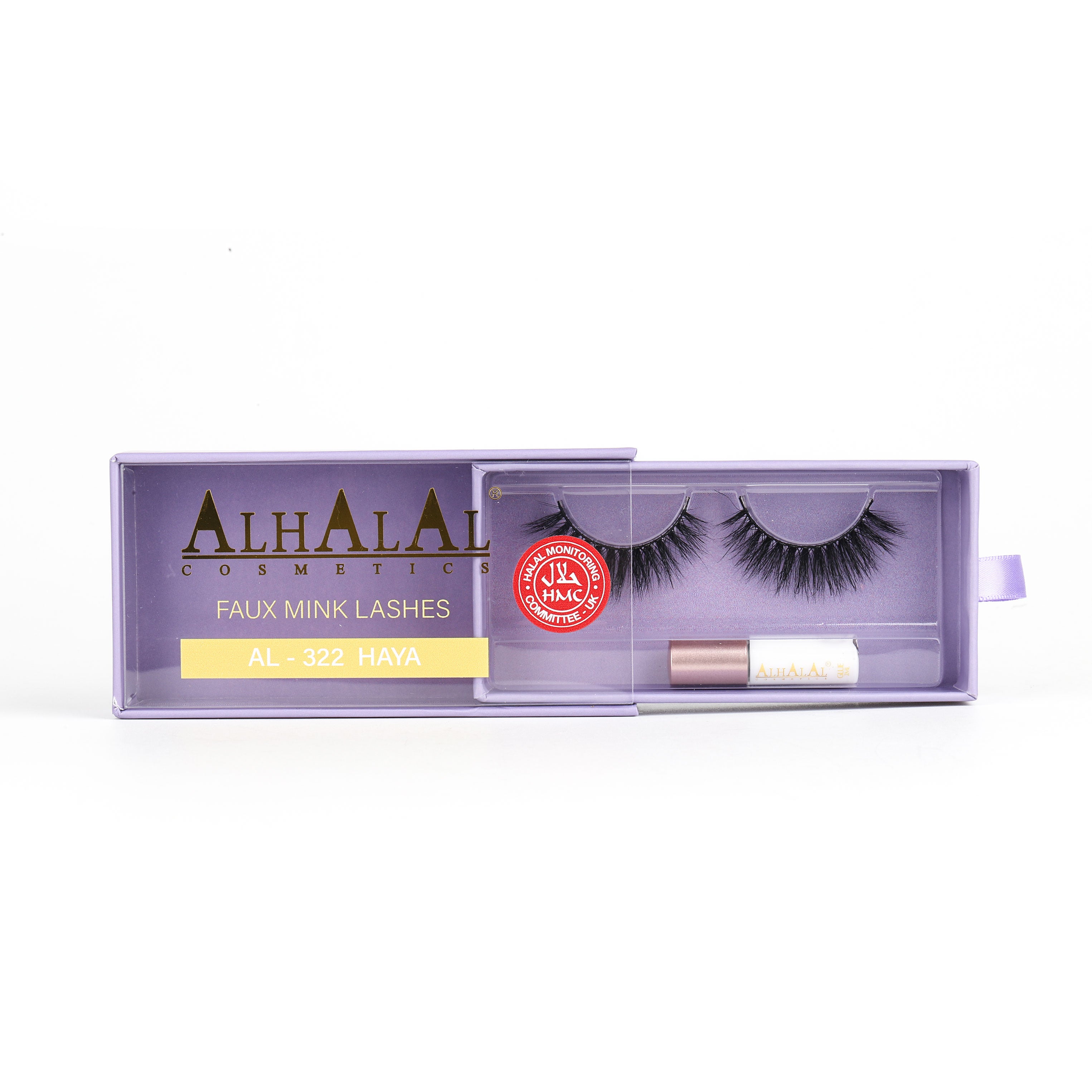 AL-322 HAYA (D007) HALAL FAUX MINK WIMPERN, TIERVERSUCHSFREI