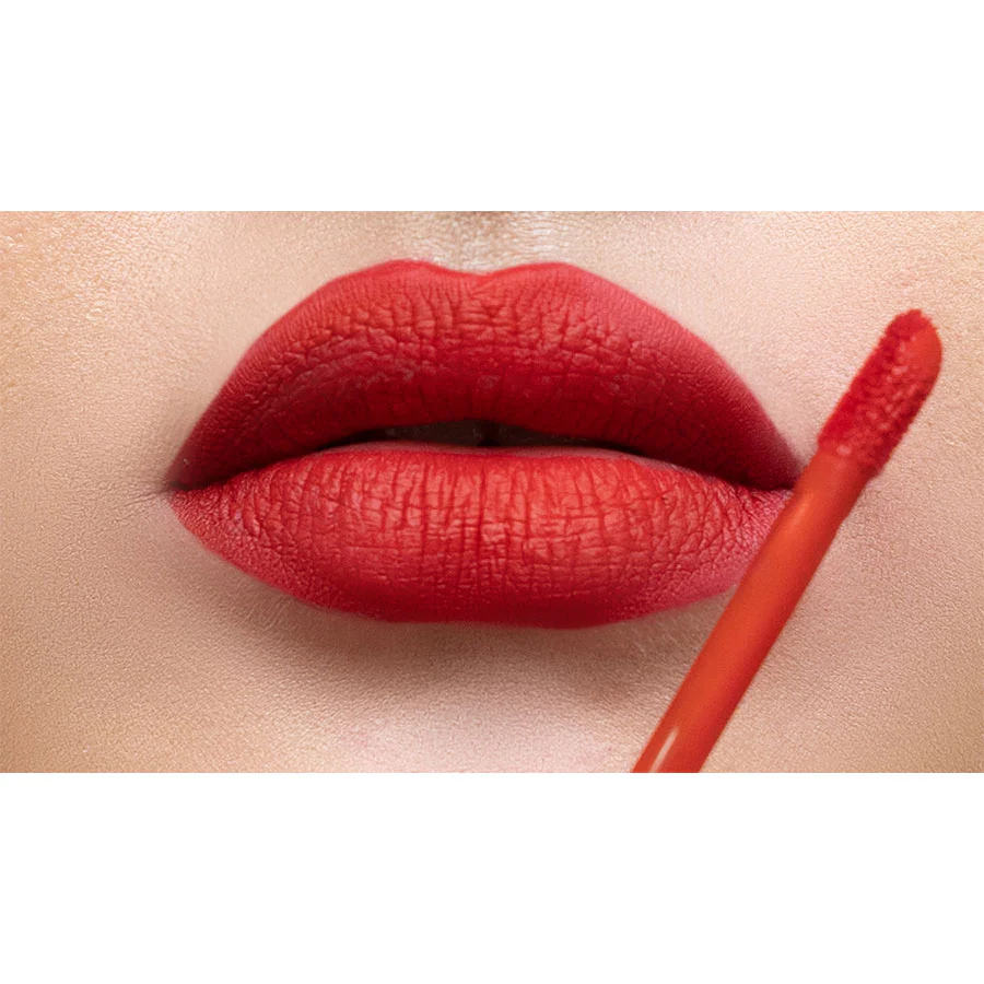 AL-53 RUBINA Halal Lippenstift Feuerrot | flüssig, Matt, vegan, alkoholfrei & HMC-zertifiziert