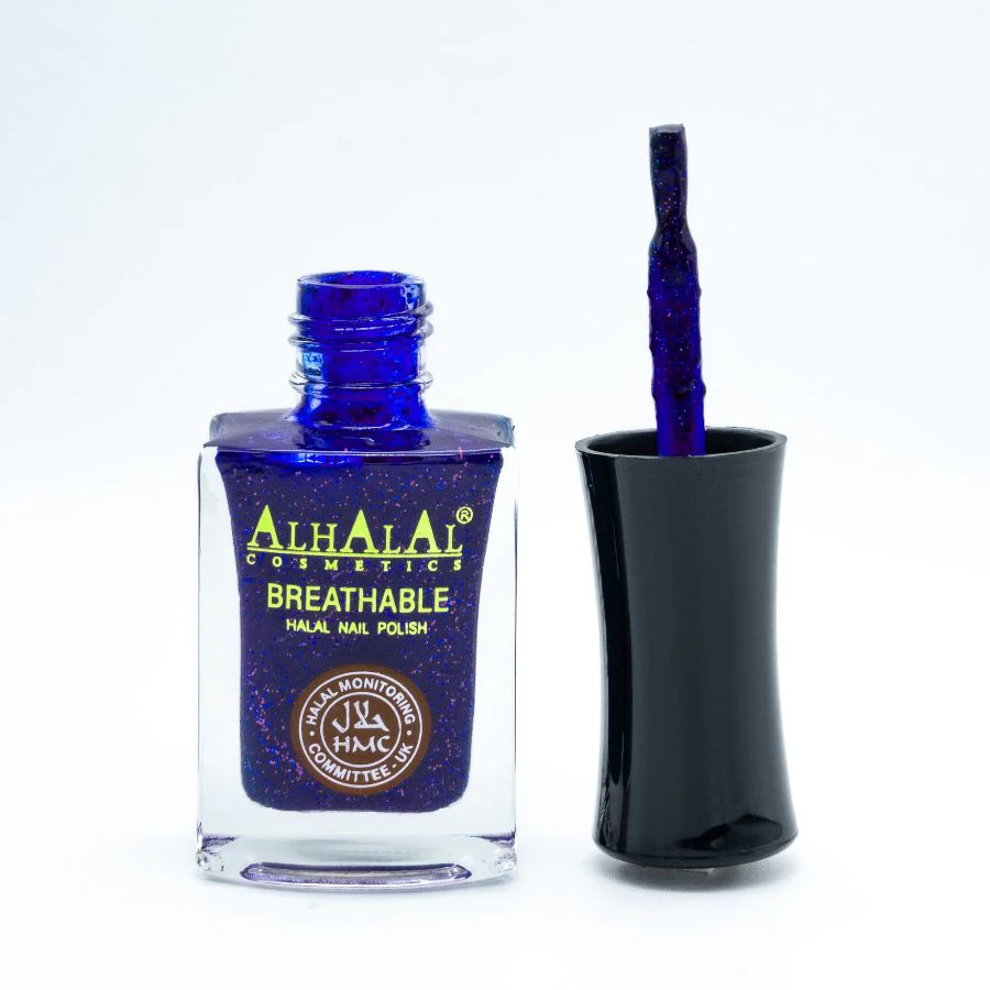 AL-146 SOMIA Halal Atmungsaktiver Nagellack Dunkelblau | Alkoholfrei & Vegan