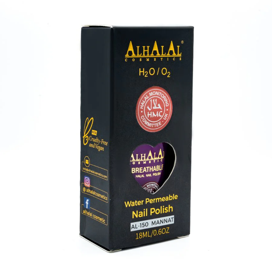 AL-150 MANNAT Halal Atmungsaktiver Nagellack Rosa | Alkoholfrei & Vegan