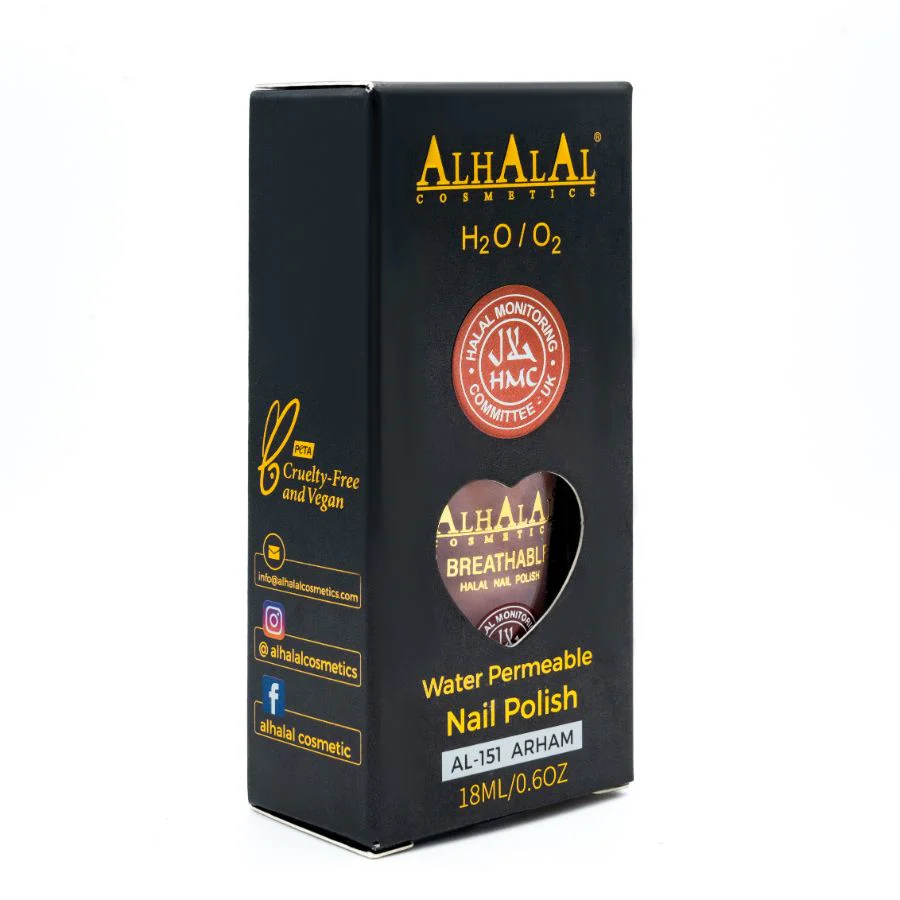 AL-151 ARHAM Halal Atmungsaktiver Nagellack Rosa | Alkoholfrei & Vegan