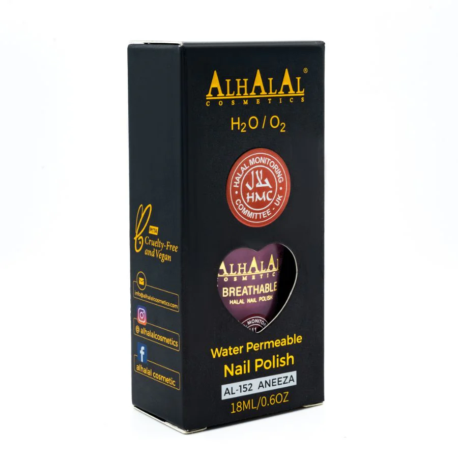 AL-152 ANEEZA Halal Atmungsaktiver Nagellack Flieder| Alkoholfrei & Vegan