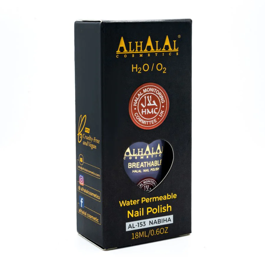 AL-153 NABIHA Halal Atmungsaktiver Nagellack Flieder| Alkoholfrei & Vegan