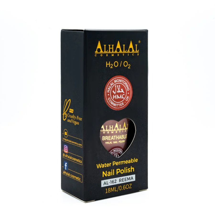 AL-162 REEMA Halal Atmungsaktiver Nagellack Beige | Alkoholfrei & Vegan