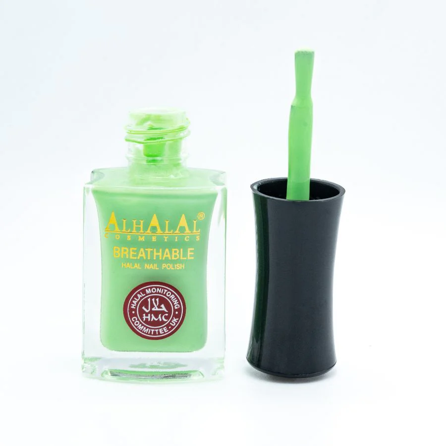 AL-166 FAJAR Halal Atmungsaktiver Nagellack Grün | Alkoholfrei & Vegan