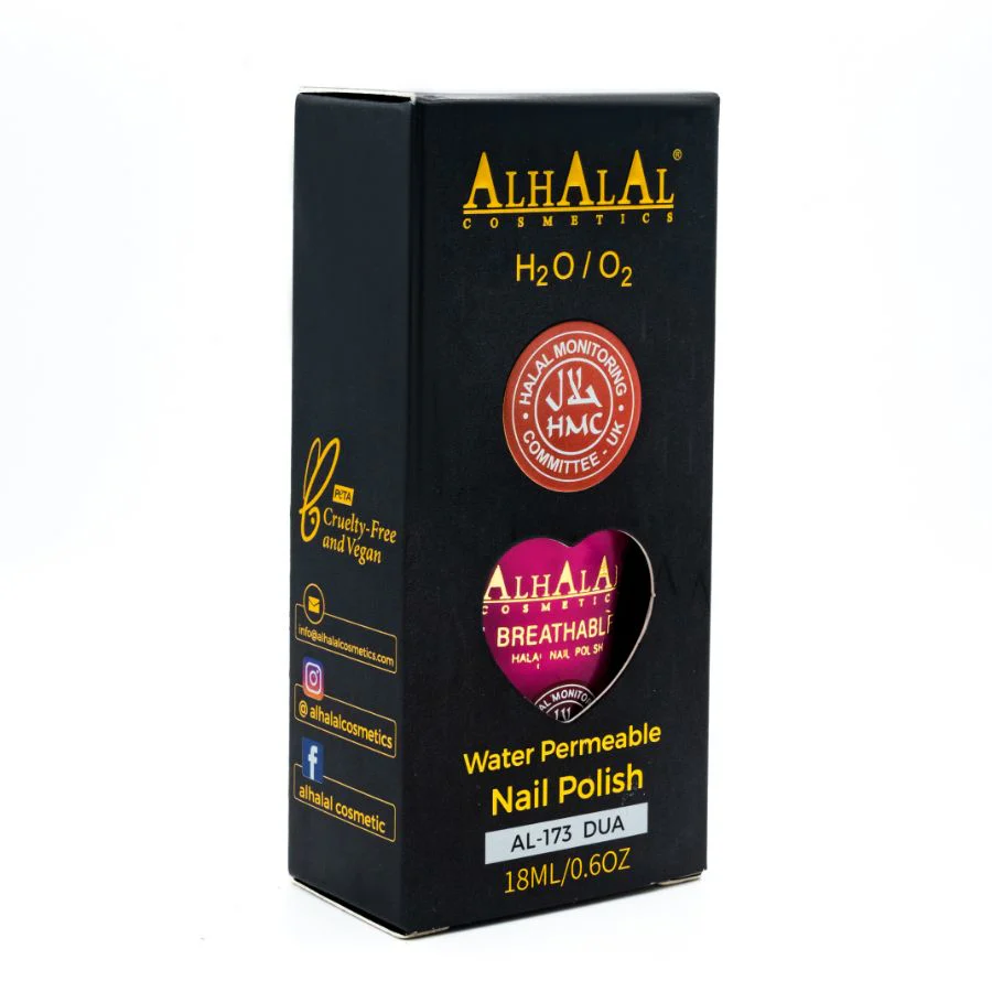 AL-173 MAHIRA Halal Atmungsaktiver Nagellack Pflaume | Alkoholfrei & Vegan