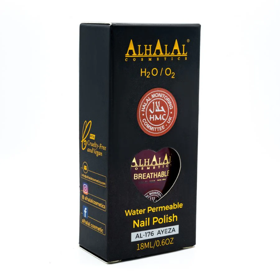 AL-176 AYEZA Halal Atmungsaktiver Nagellack Rot | Alkoholfrei & Vegan