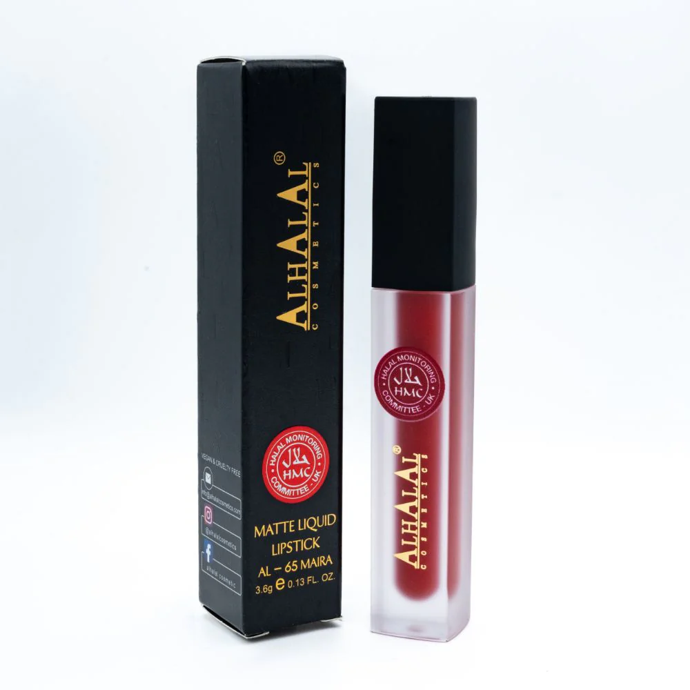 AL-65 MARIA Lippenstift Rot | flüssig, Matt, vegan, alkoholfrei & HMC-zertifiziert