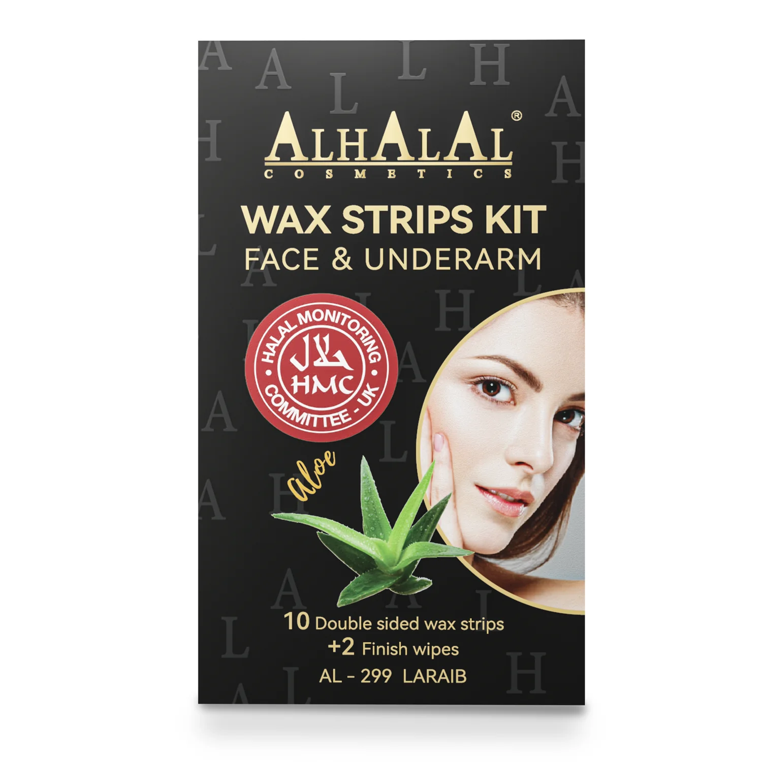 AL-299 LARAIB KALTWACHSSTREIFEN GESICHT & ACHSEL