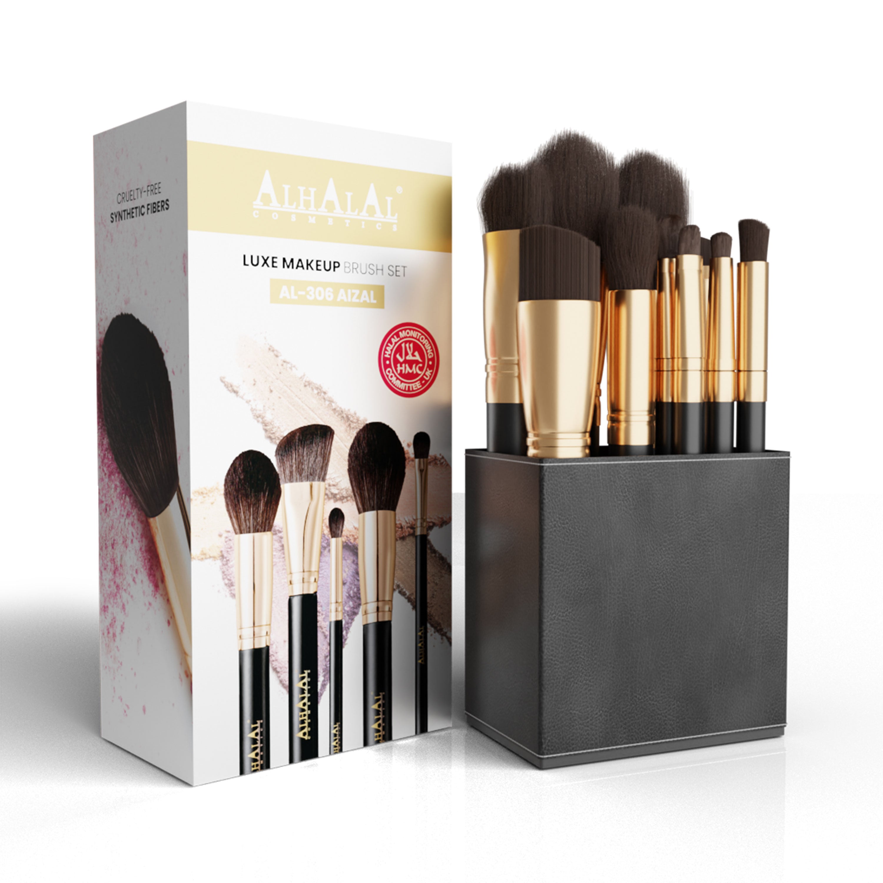 AL-306 AIZAL HALAL SCHMINKPINSEL-SET