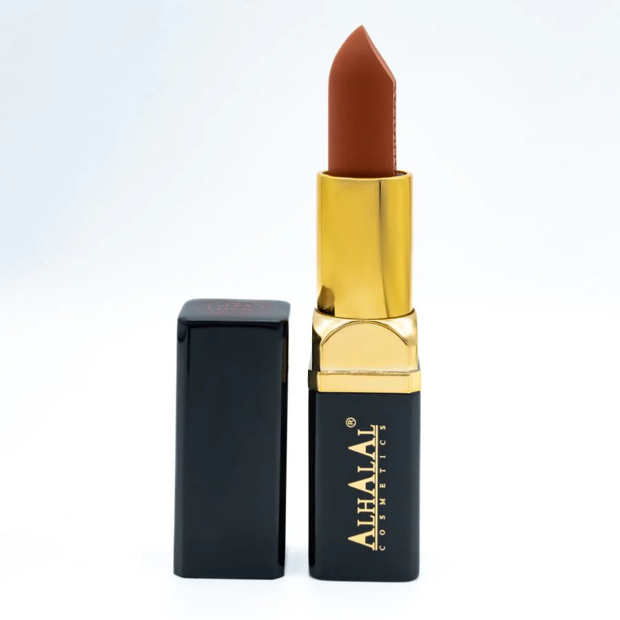 AL-15 SAMEEN Halal Lippenstift Sunset Orange | Matt, vegan, alkoholfrei & HMC-zertifiziert