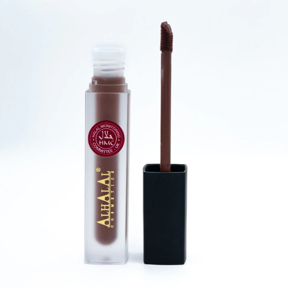 AL-51 NIMRA Halal Lippenstift Beige| flüssig, Matt, vegan, alkoholfrei & HMC-zertifiziert