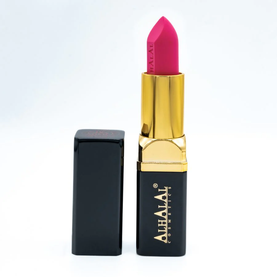 AL-05 AROOBA Halal Lippenstift Neon-Pink | Matt, vegan, alkoholfrei & HMC-zertifiziert