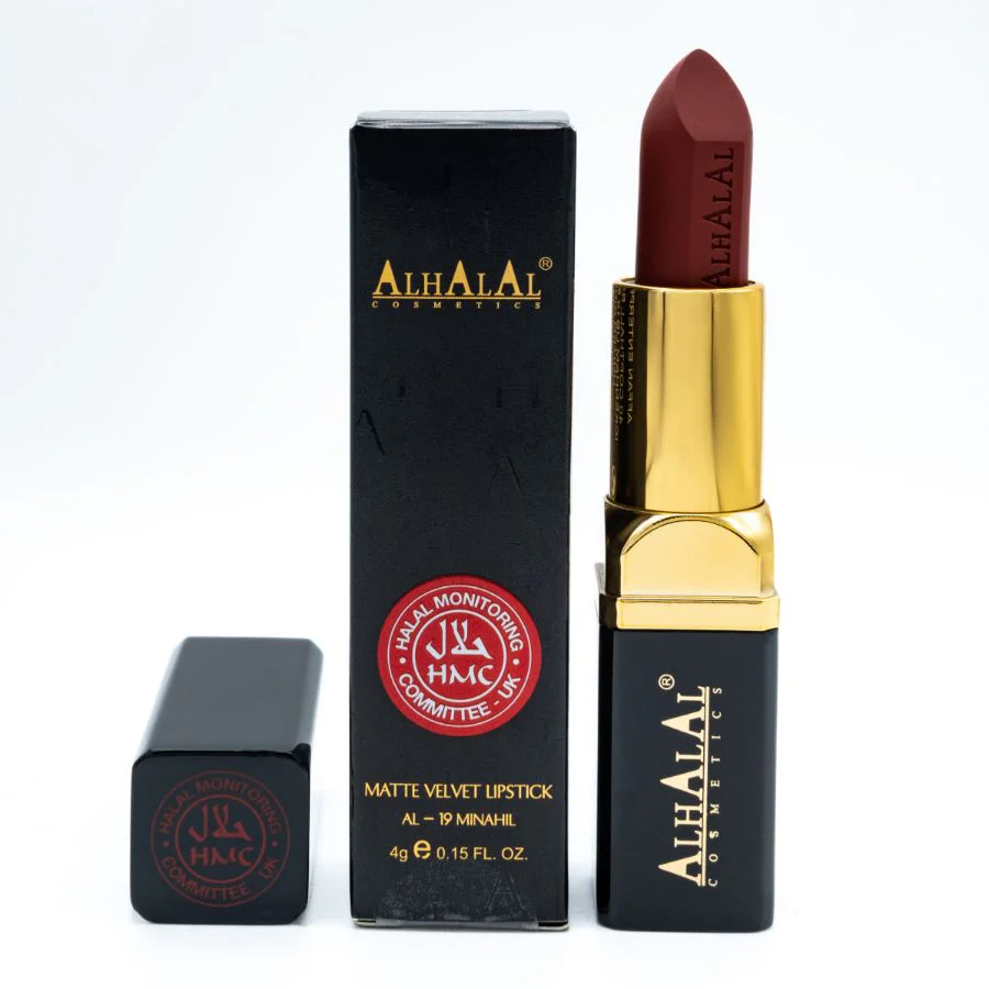 AL-19 MINAHIL HALAL Lippenstift Copper Brown | Matt, vegan, alkoholfrei & HMC-zertifiziert