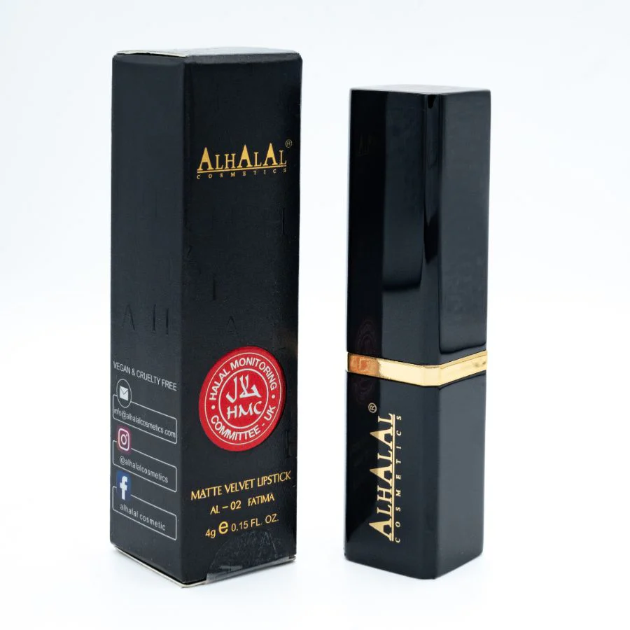 AL-02 FATIMA Halal Lippenstift Mauve | Matt, vegan, alkoholfrei & HMC-zertifiziert