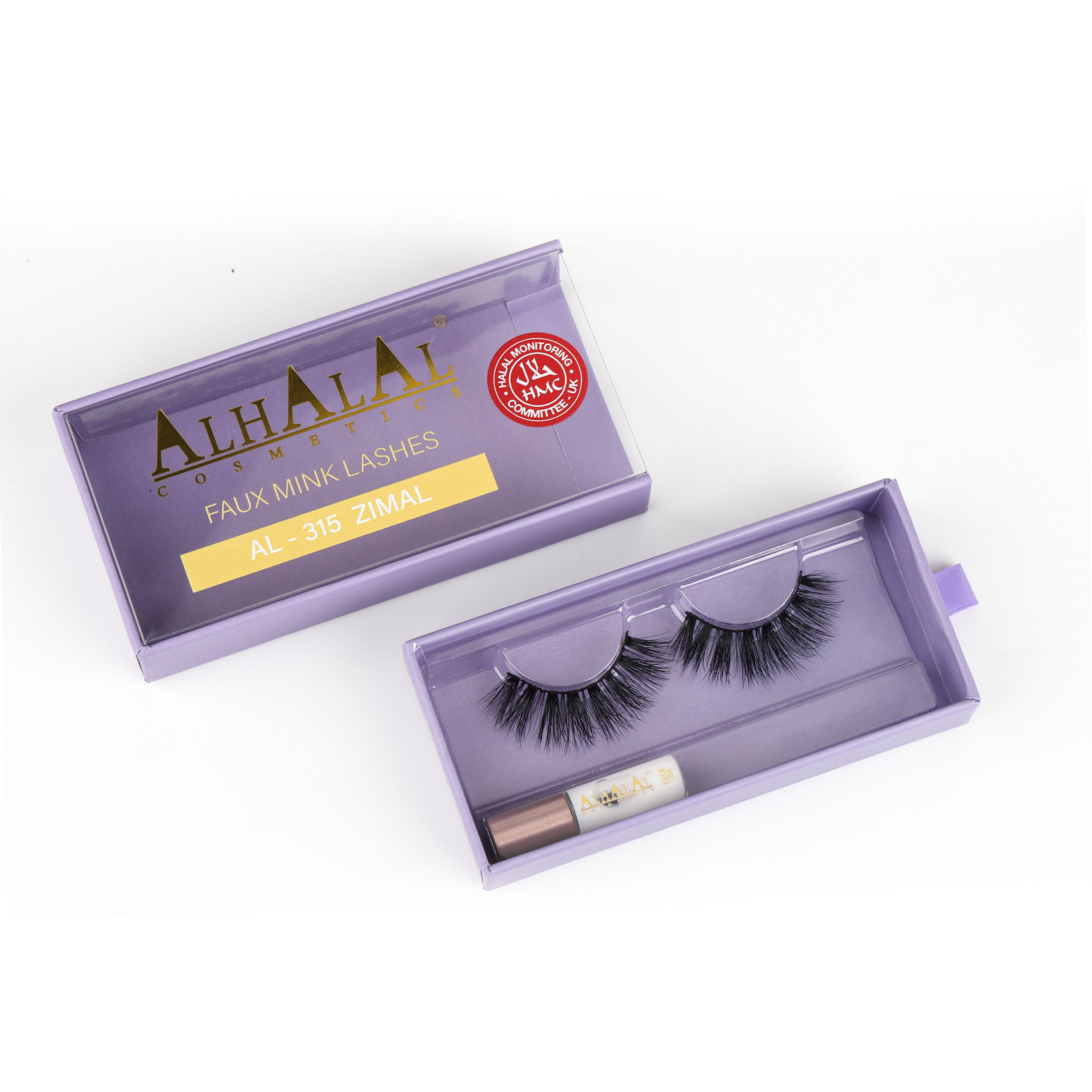 AL-315 ZIMAL (3D631)  HALAL FAUX MINK WIMPERN, TIERVERSUCHSFREI