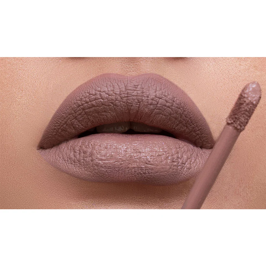 AL-52 KINZA Halal Lippenstift Nude | flüssig, Matt, vegan, alkoholfrei & HMC-zertifiziert