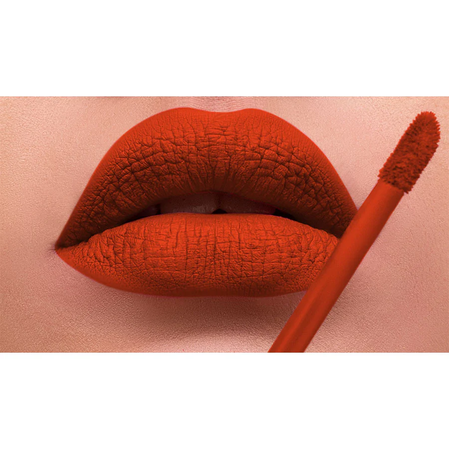 AL-58 MAHNOOR Lippenstift Dunkelrot  | flüssig, Matt, vegan, alkoholfrei & HMC-zertifiziert