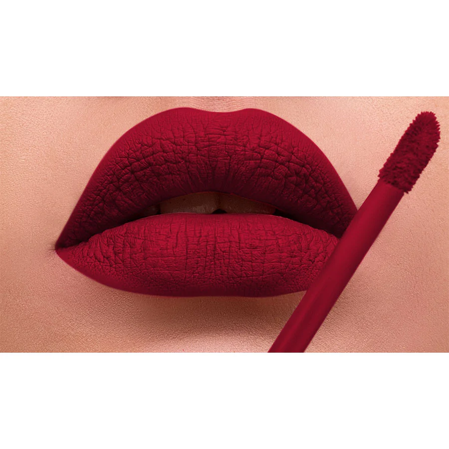 AL-65 MARIA Lippenstift Rot | flüssig, Matt, vegan, alkoholfrei & HMC-zertifiziert