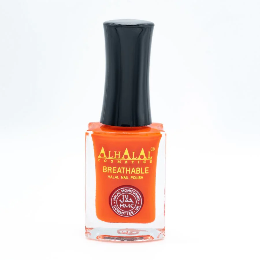 AL-141 AREEJ Halal Atmungsaktiver Nagellack Orange  Alkoholfrei und Vegan