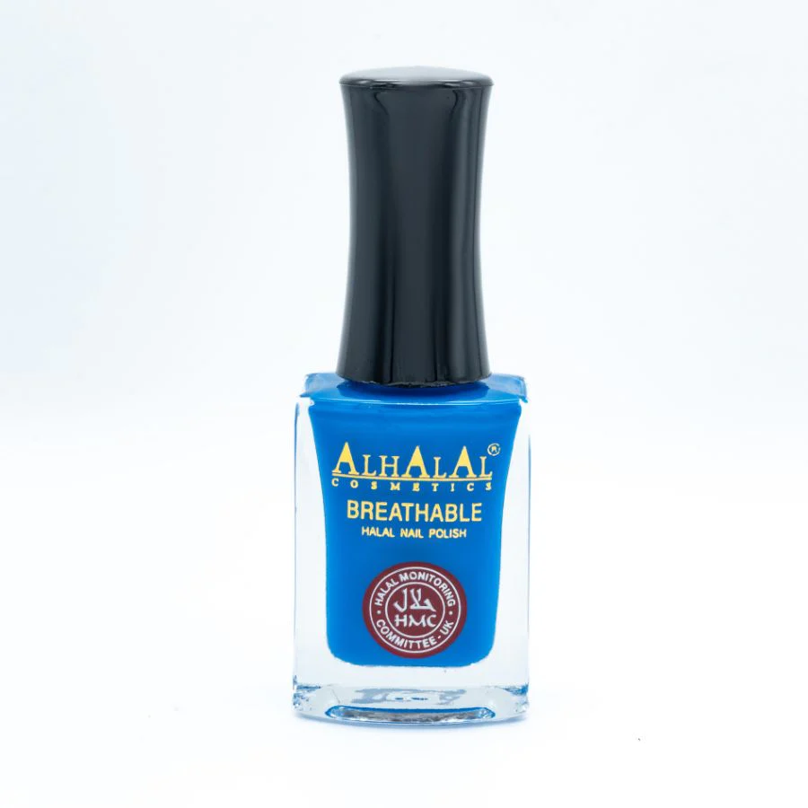 AL-143 AFSHAN Halal Atmungsaktiver Nagellack Blau | Alkoholfrei & Vegan