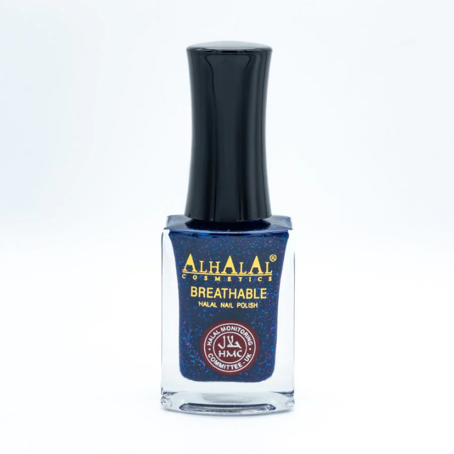 AL-146 SOMIA Halal Atmungsaktiver Nagellack Dunkelblau | Alkoholfrei & Vegan