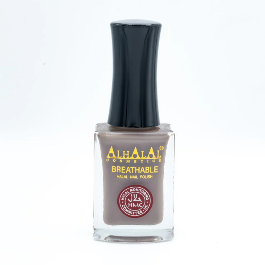 AL-147 SAMIA Halal Atmungsaktiver Nagellack Grau | Alkoholfrei & Vegan