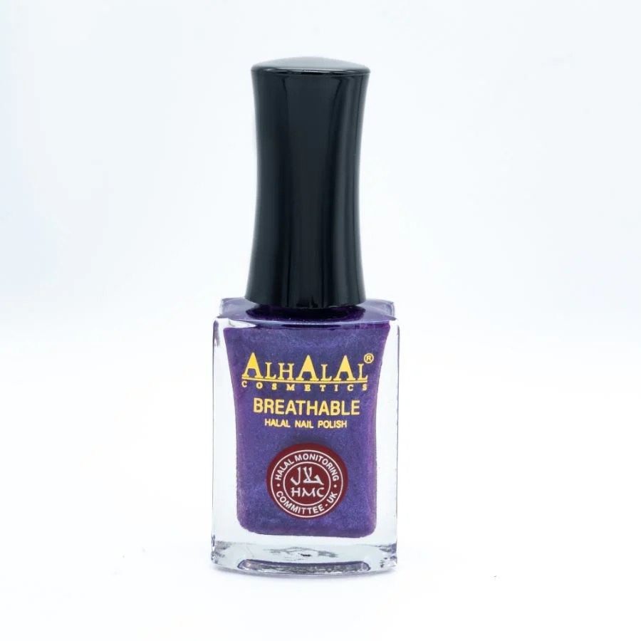 AL-148 ANUM Halal Atmungsaktiver Nagellack Lila Alkoholfrei und Vegan