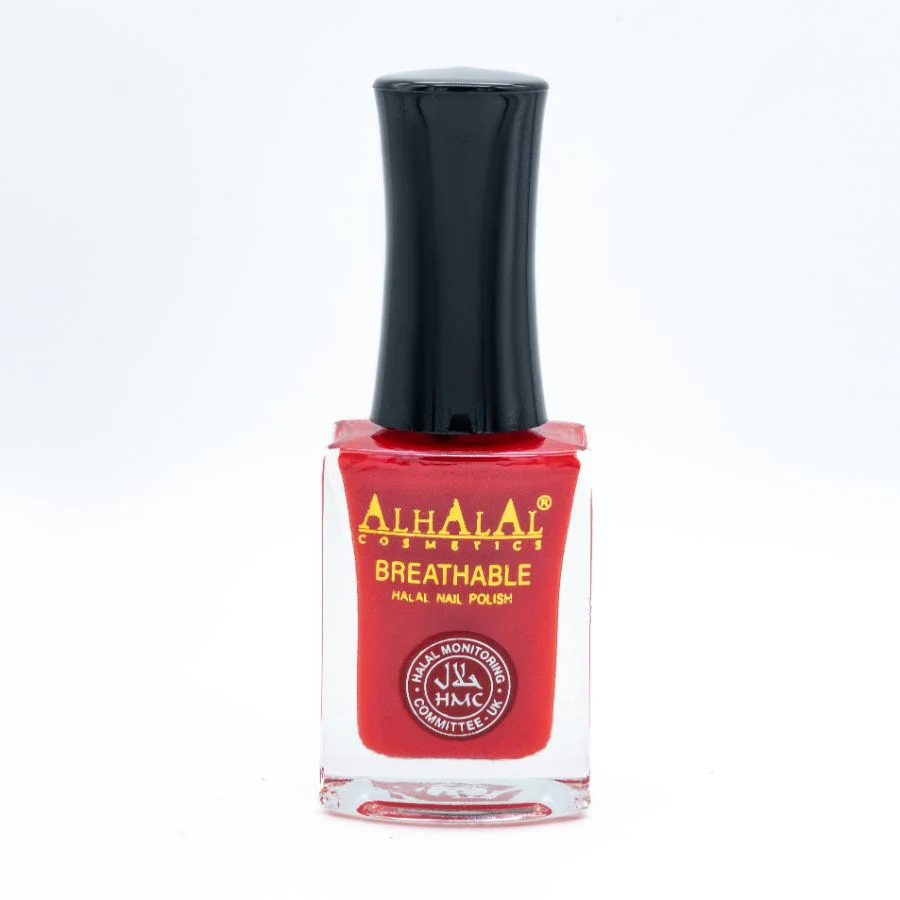AL-163 REEMA Halal Atmungsaktiver Nagellack Rot | Alkoholfrei & Vegan