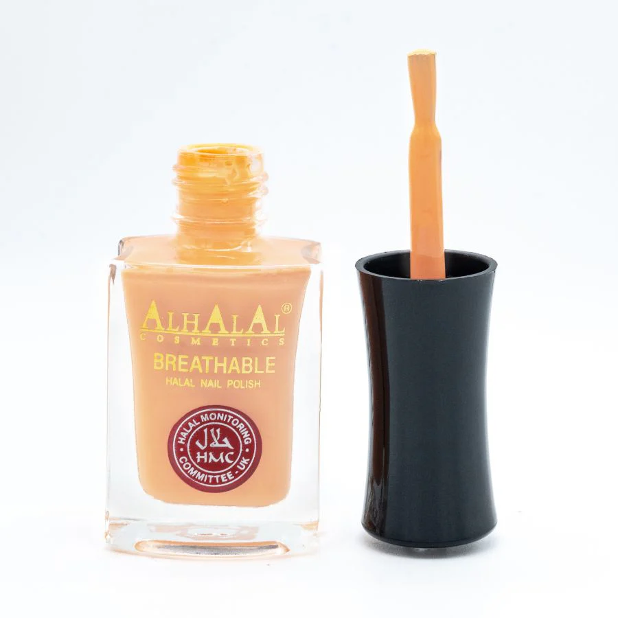 AL-164 RUBAB Halal Atmungsaktiver Nagellack Koralle | Alkoholfrei & Vegan