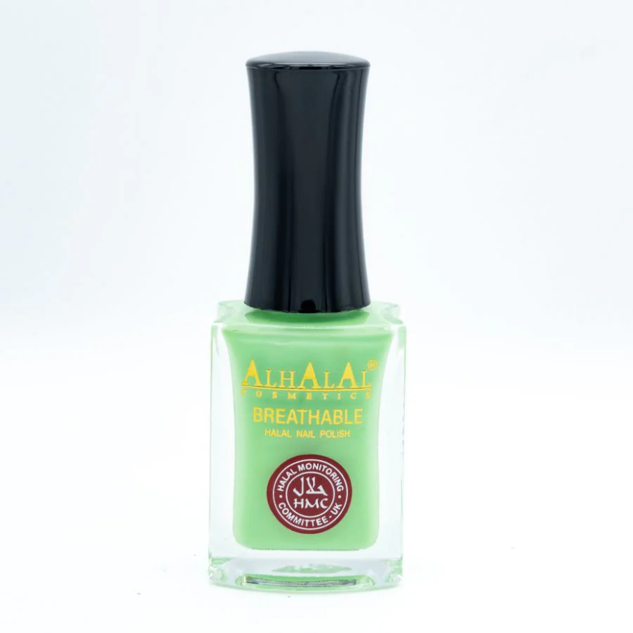 AL-166 FAJAR Halal Atmungsaktiver Nagellack Grün | Alkoholfrei & Vegan