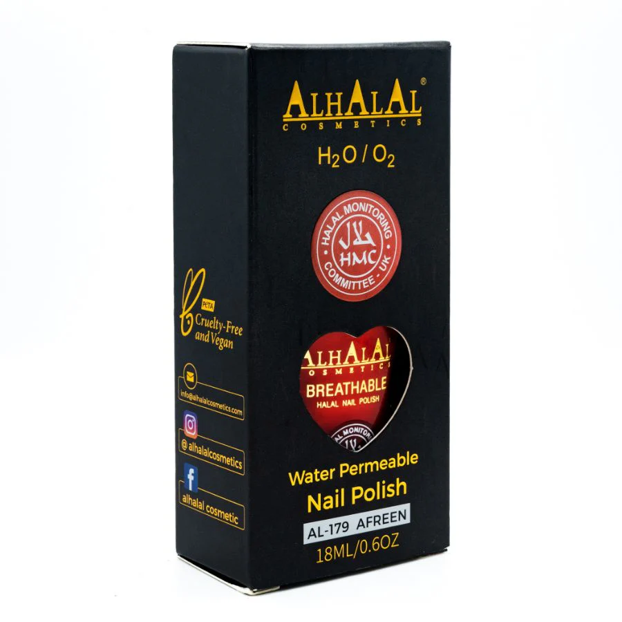 AL-179 AFREEN Halal Atmungsaktiver Nagellack Neon | Alkoholfrei & Vegan