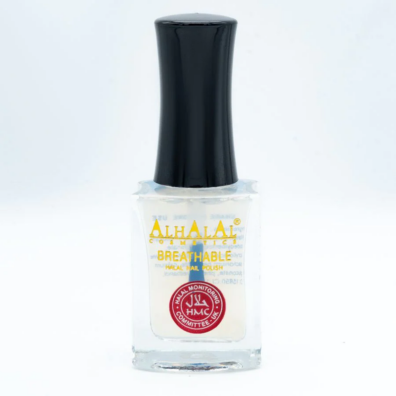 AL-181 FARWA Halal Atmungsaktiver Nagellack Klarlack | Alkoholfrei & Vegan