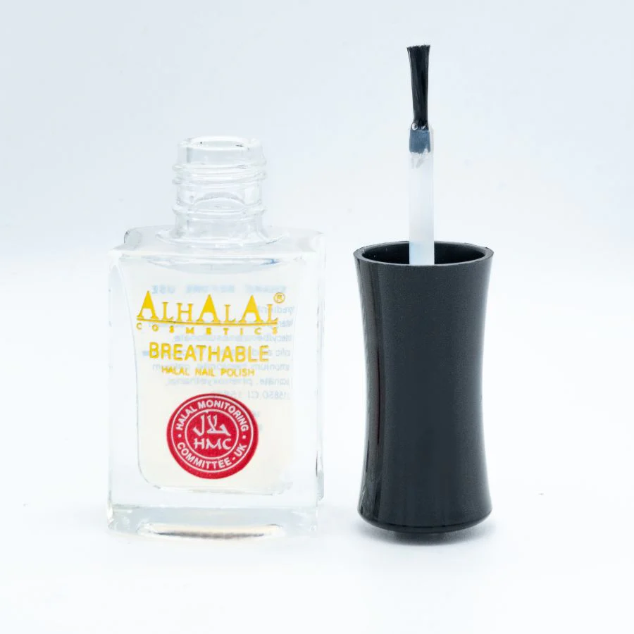 AL-181 FARWA Halal Atmungsaktiver Nagellack Klarlack | Alkoholfrei & Vegan