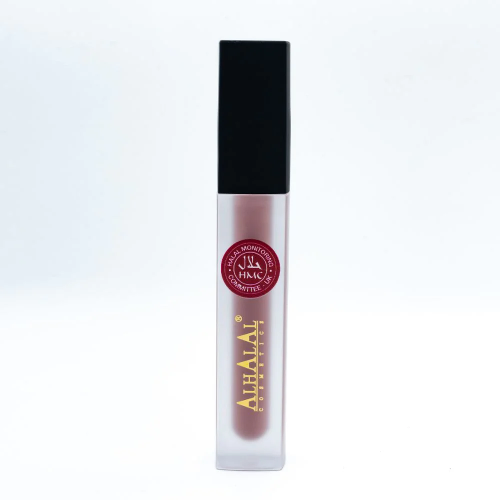 AL-52 KINZA Halal Lippenstift Nude | flüssig, Matt, vegan, alkoholfrei & HMC-zertifiziert