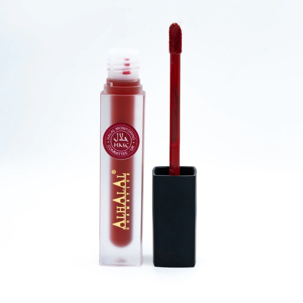 AL-64 HANIA Lippenstift Rot | flüssig, Matt, vegan, alkoholfrei & HMC-zertifiziert