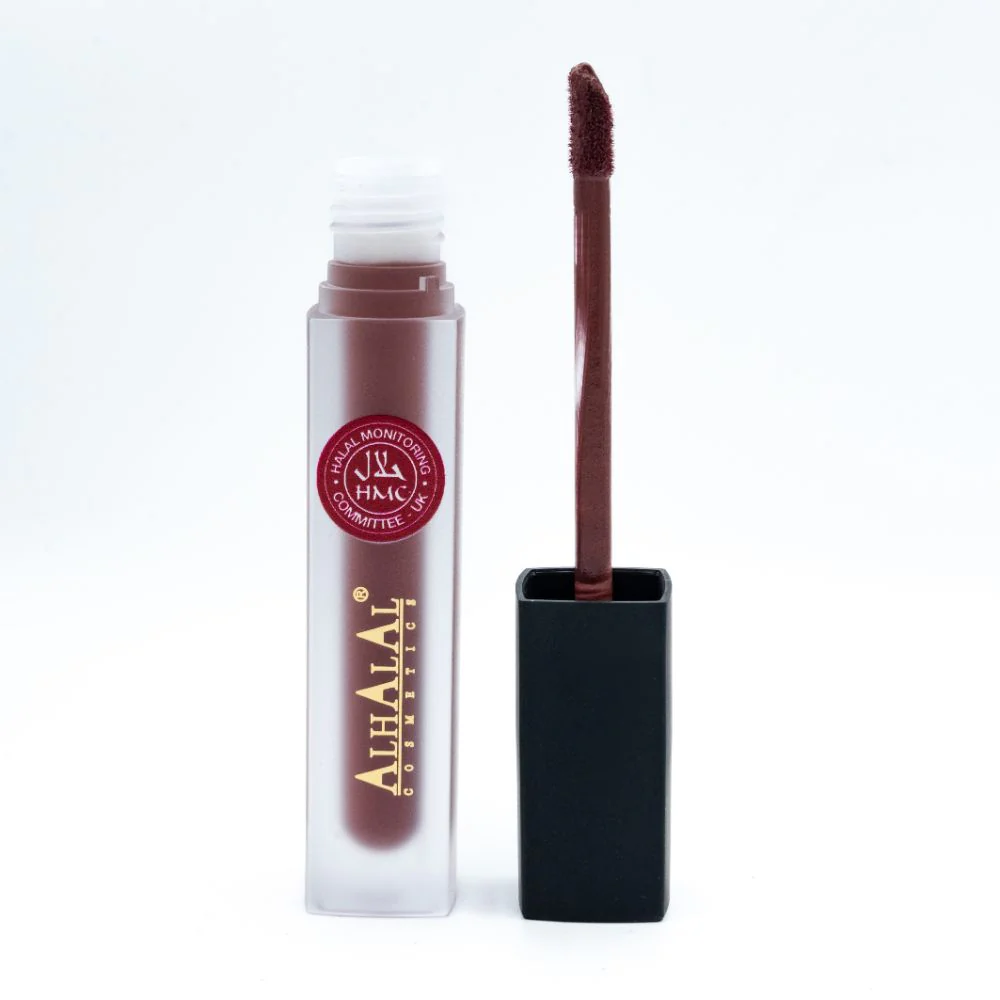 AL-68 LAIBA Lippenstift Braun | flüssig, Matt, vegan, alkoholfrei & HMC-zertifiziert